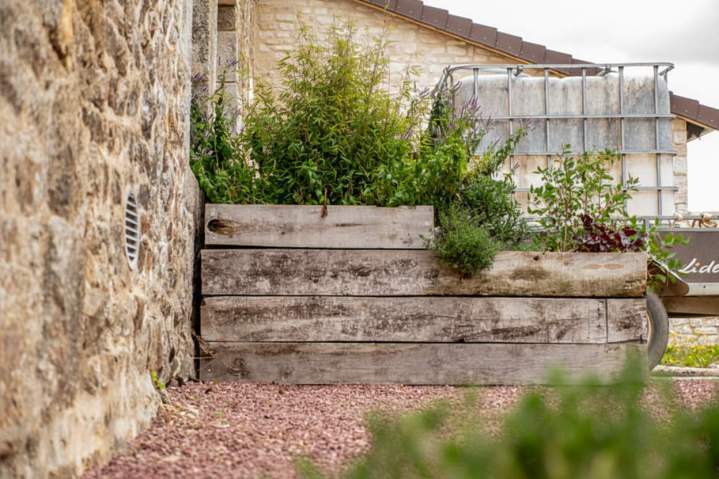 Mise en place bac à fleurs Alençon